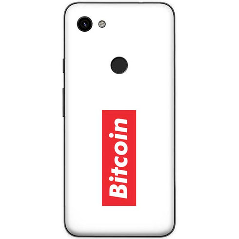 Bitcoin Crypto Google Pixel 3a Skin